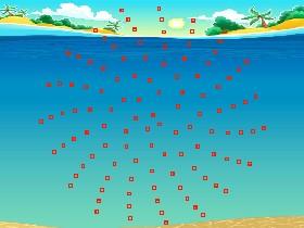 fire works in the oecean