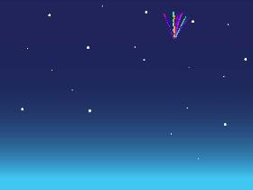 Physics Generated Fireworks