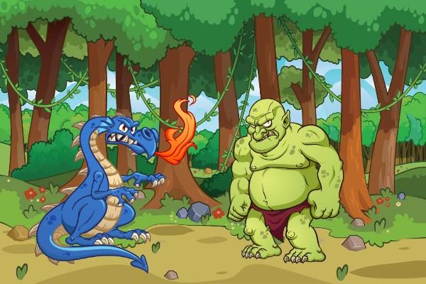 Dragon and Ogre
