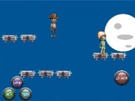 Cowboy platformer game.