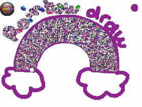 rain bow sequin draw