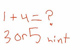 1+4=MATH