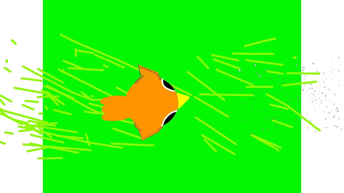 spring with flying bird