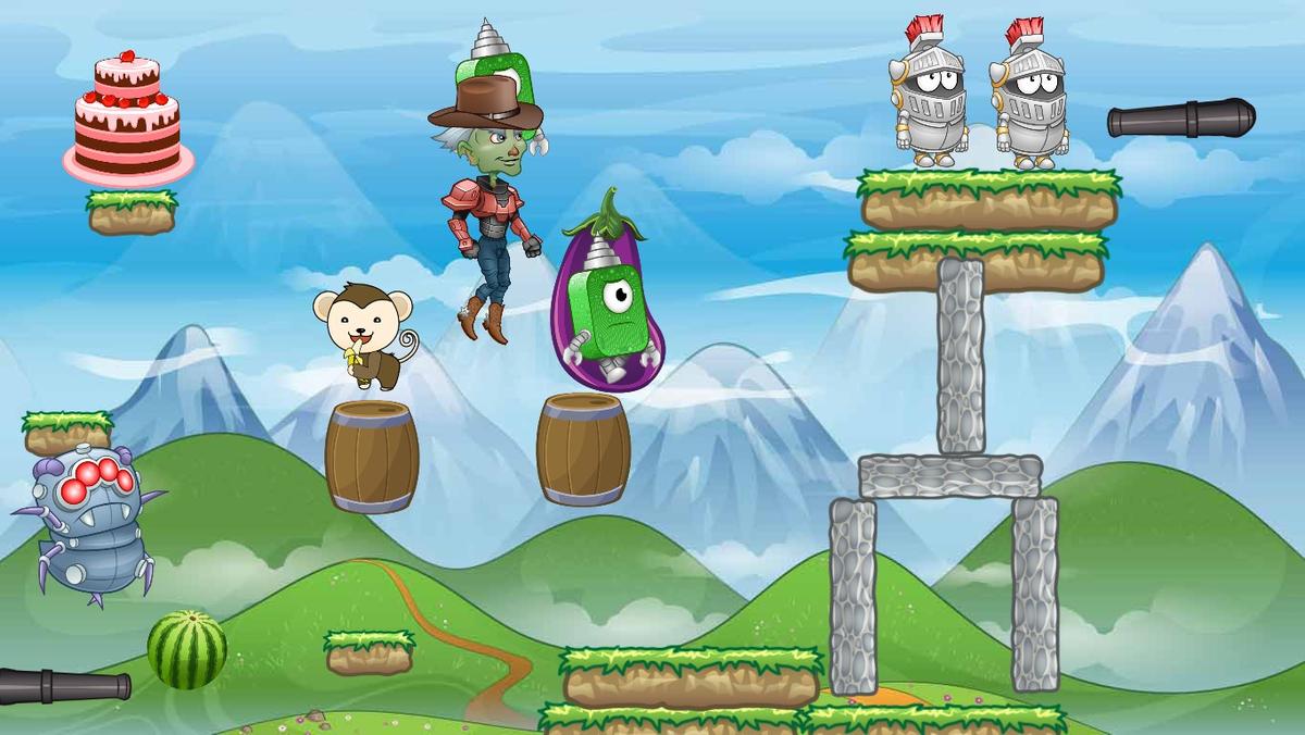 2-Player Cannon Game