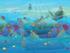 jelly fish gets jumped