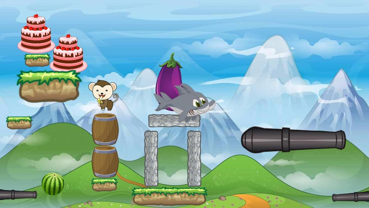 2-Player Cannon Game