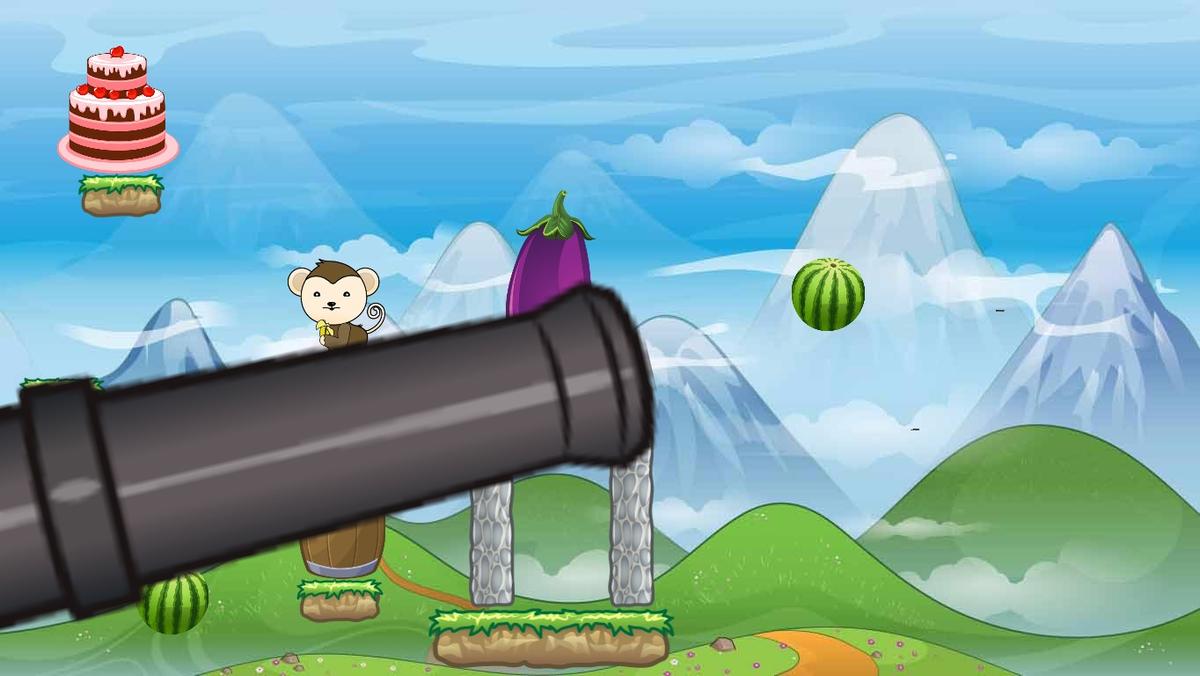 2-Player Cannon Game