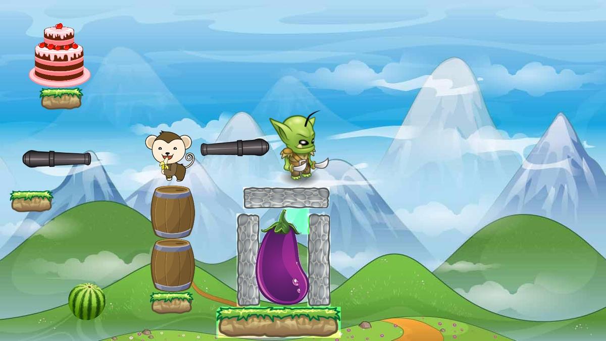 2-Player Cannon Game