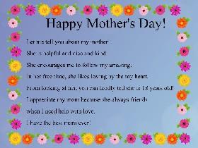 Mother's Day Mad Libs 1