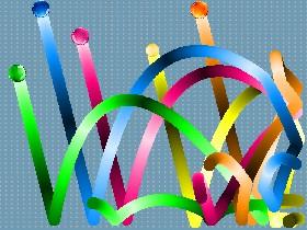 colorfull meteor shower 1