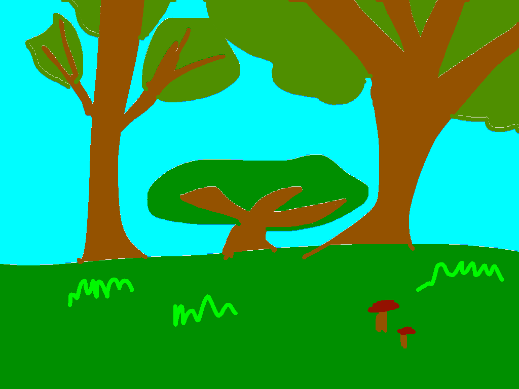 Birds in the jungle