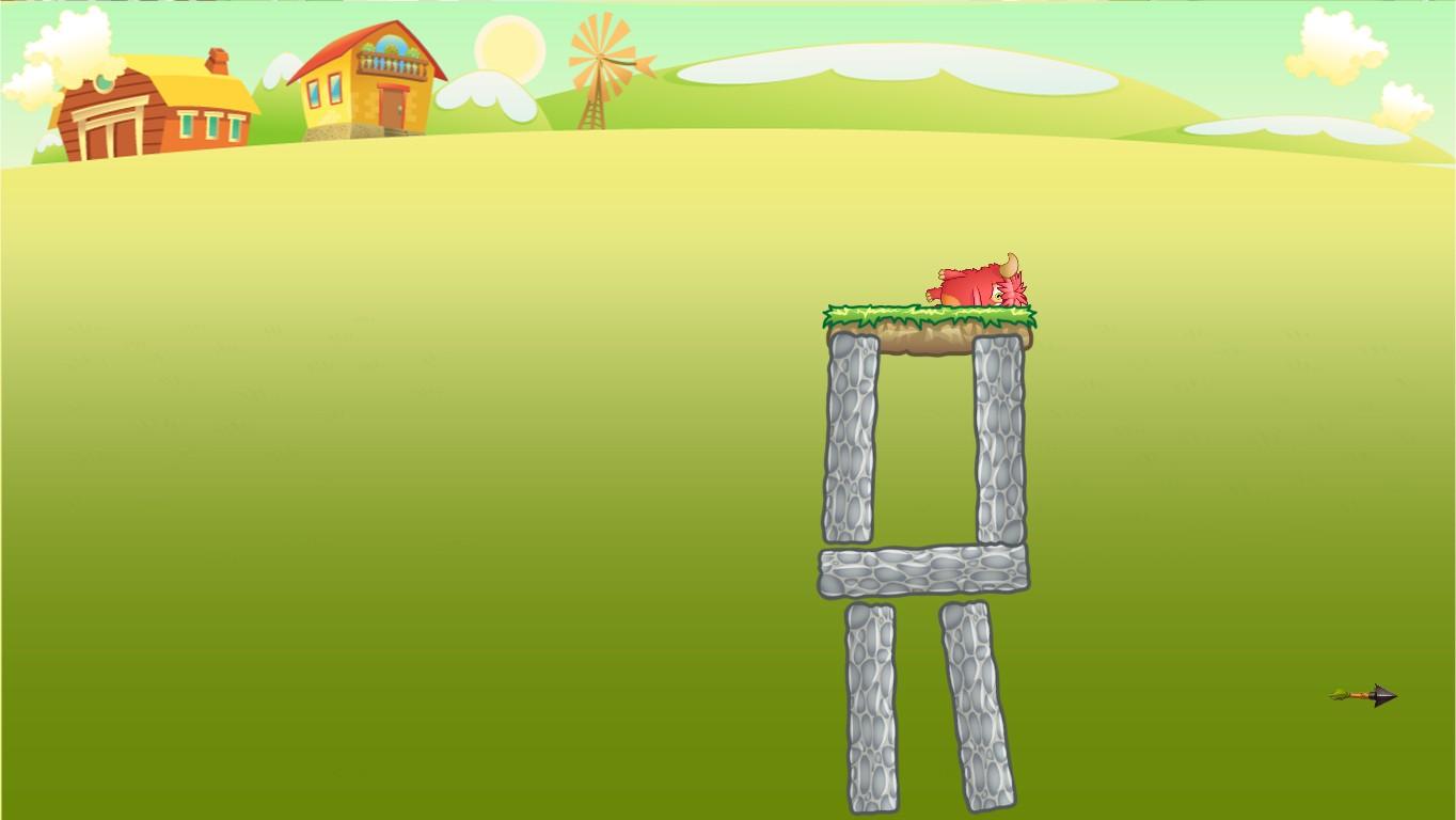 fire the arrow at the troll