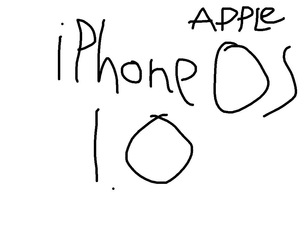 iPhone OS 1.0