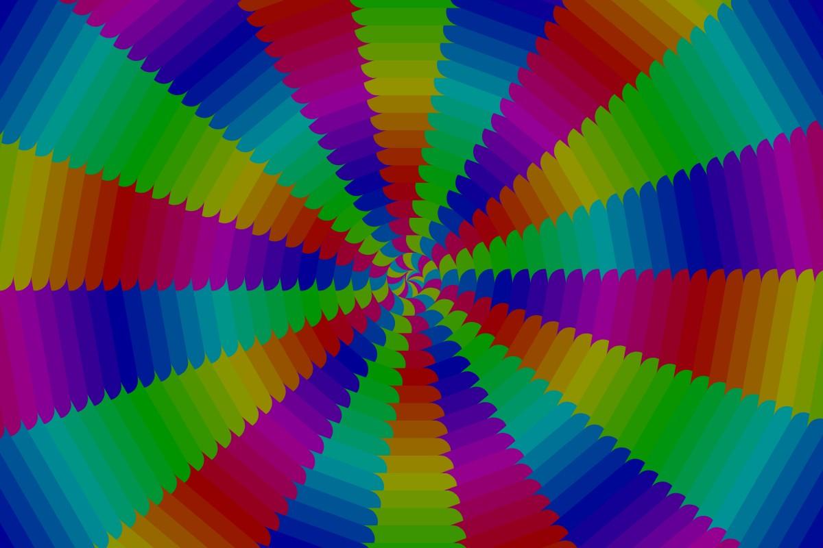 spinning art with blob