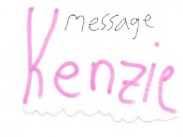 Message Kenzie!!!