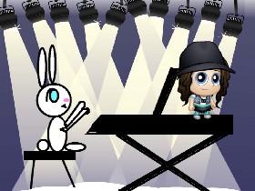 PIANO BUNNY WITH KID!!!!