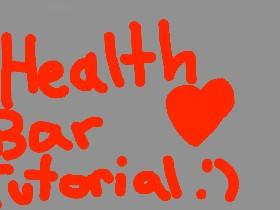Health Bar Tutorial 1