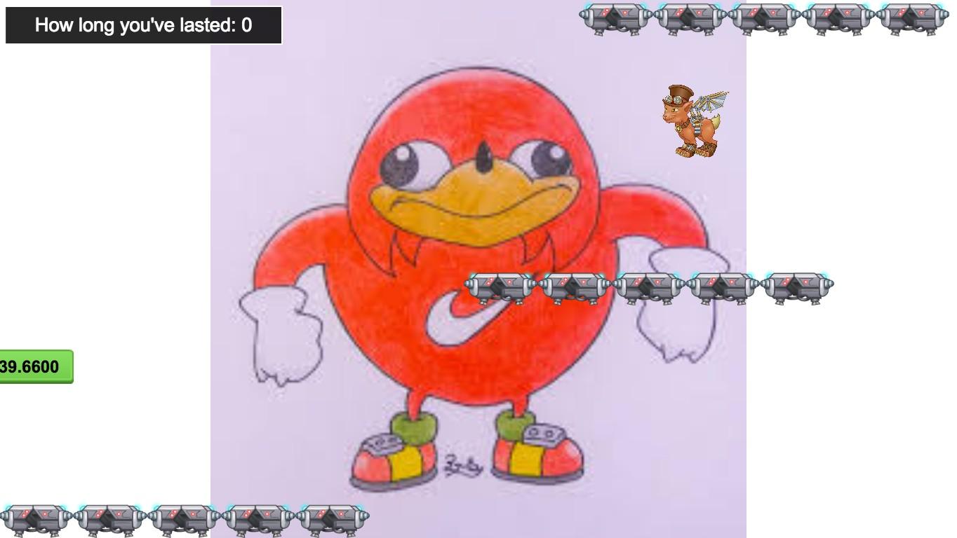 Drop Down Platformer Game