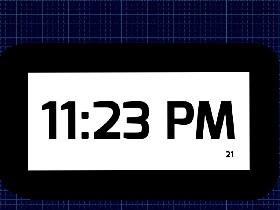 A real working clock