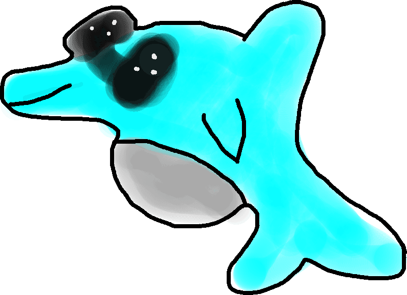 Baby hummy the dolphin