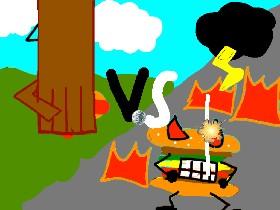 Sawsage vs Hamburger 1