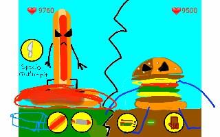 Sawsage vs Hamburger 1