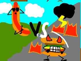 Sawsage vs Hamburger
