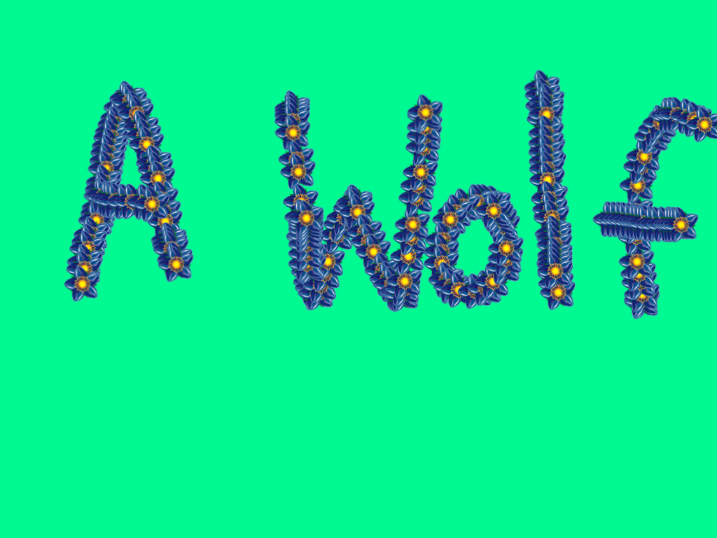 Drawing a wolf