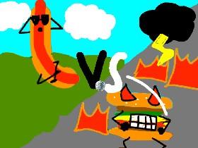 Sawsage vs Hamburger 1