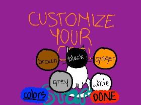 make a cute kitten