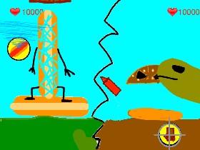 Sawsage vs Hamburger 1