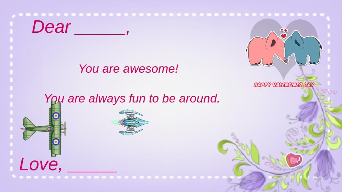 Valentine's Day E-card