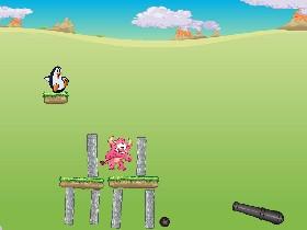Shoot the penguin!