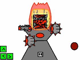 Hard Robot Boss Battle!
