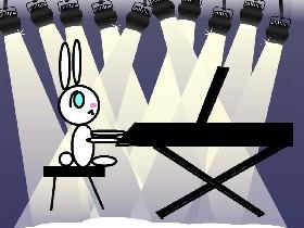 PIANO BUNNY!!!! 1