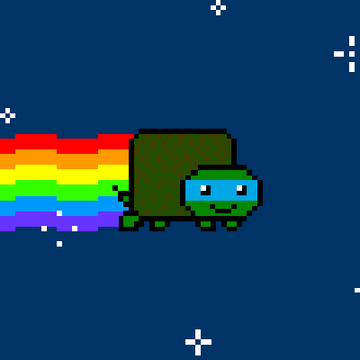 Turtle nyan cat