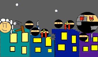 JUDGE V.S NINJA ARMY!!! 1