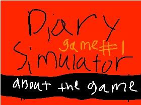 diary simulator game #1