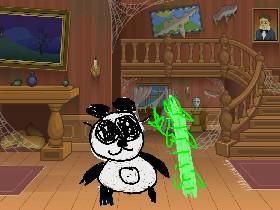 talk with a panda