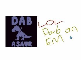 lol dabbing dino