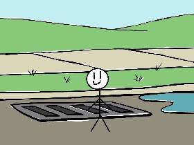 dabbing stickman