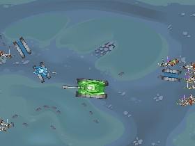 tank and guns