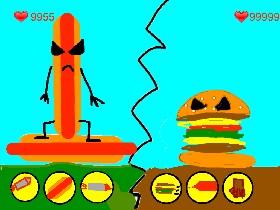 Sawsage vs Hamburger 1