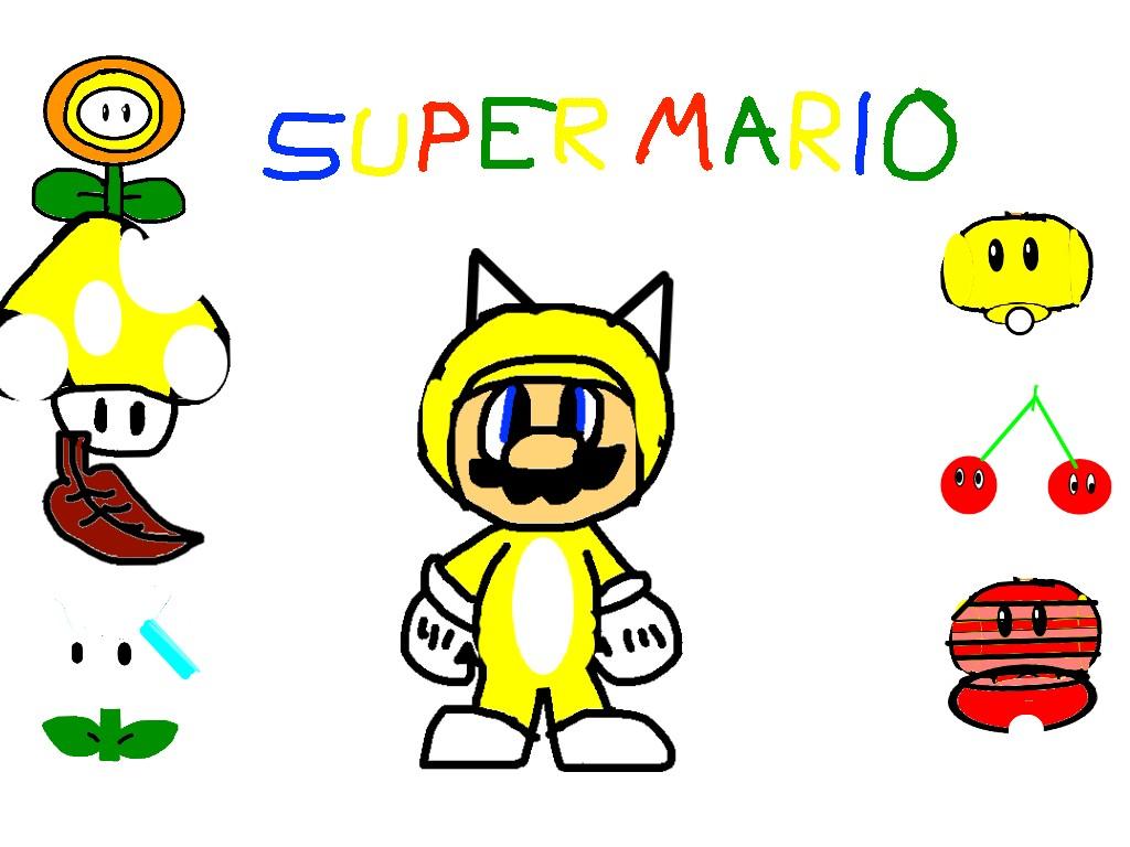 Super Mario power ups ( SM3DW )