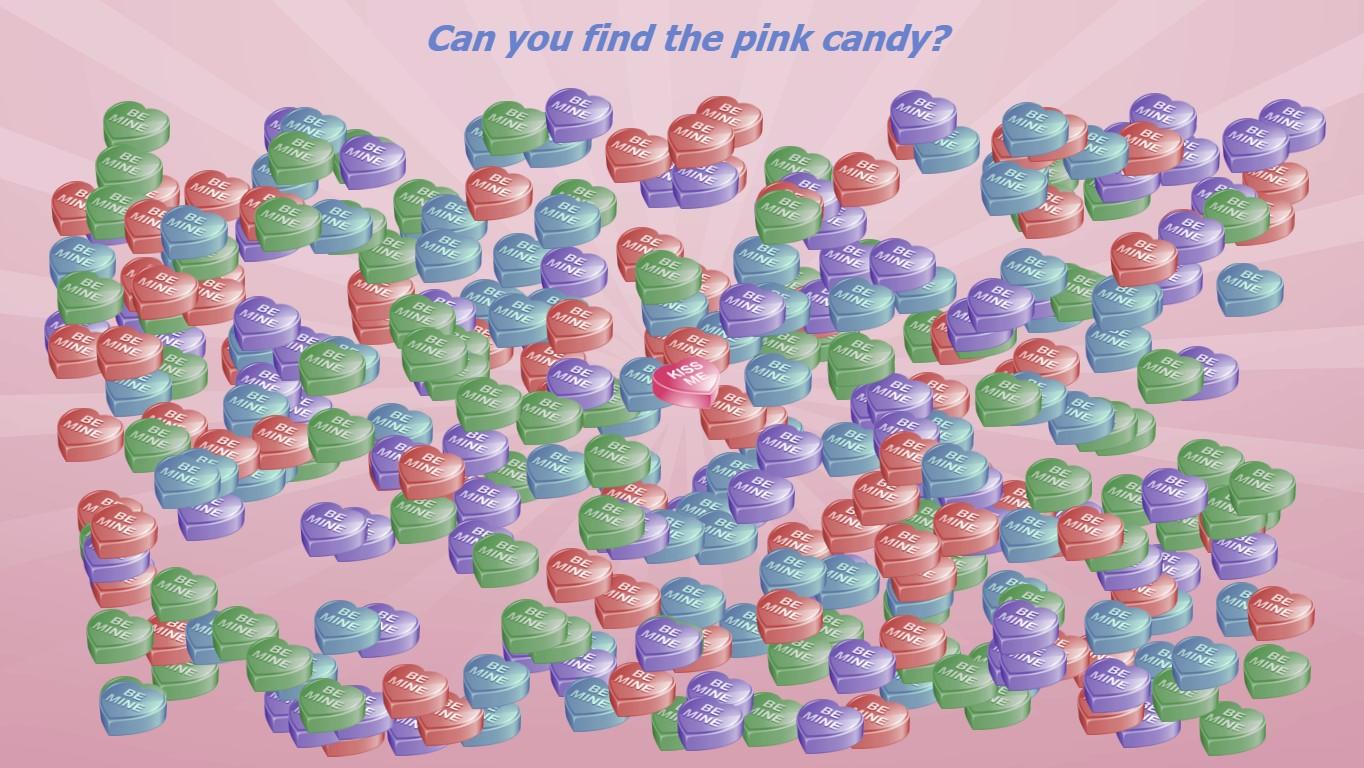 Candy Heart Search
