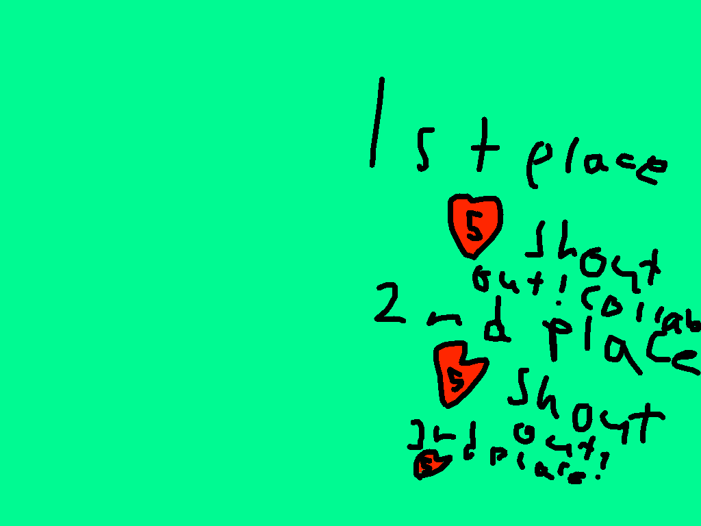 For this art contest thing?