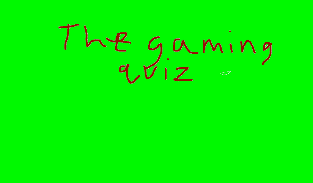 The Gaming Quiz!