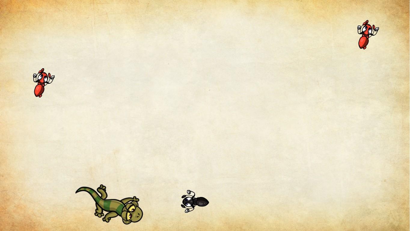 Ants vs Lizard