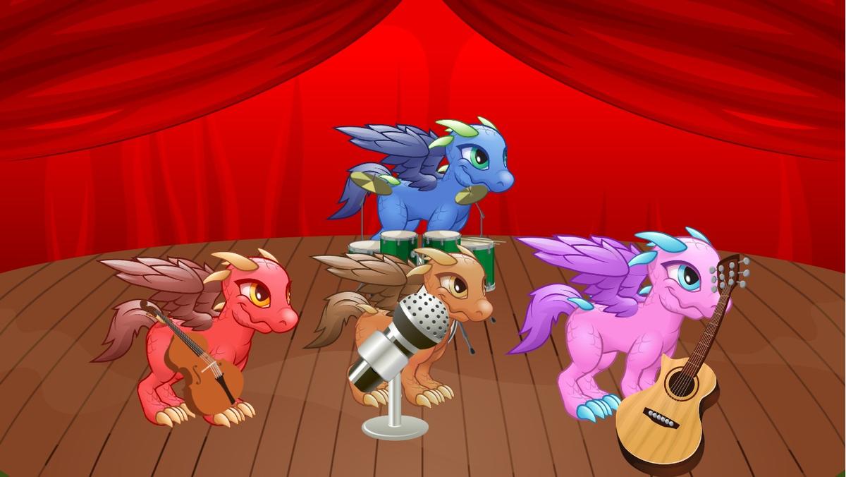 Dragon Band - Click the Music and Hear Them Play!
