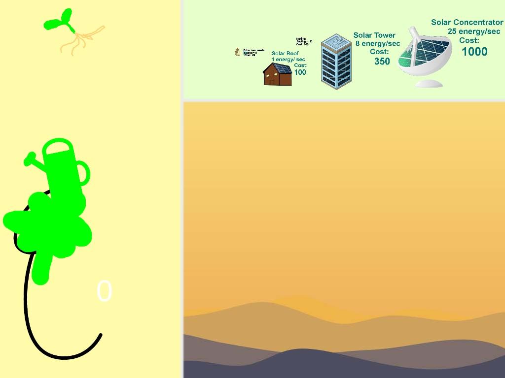 Solar Power Clicker
